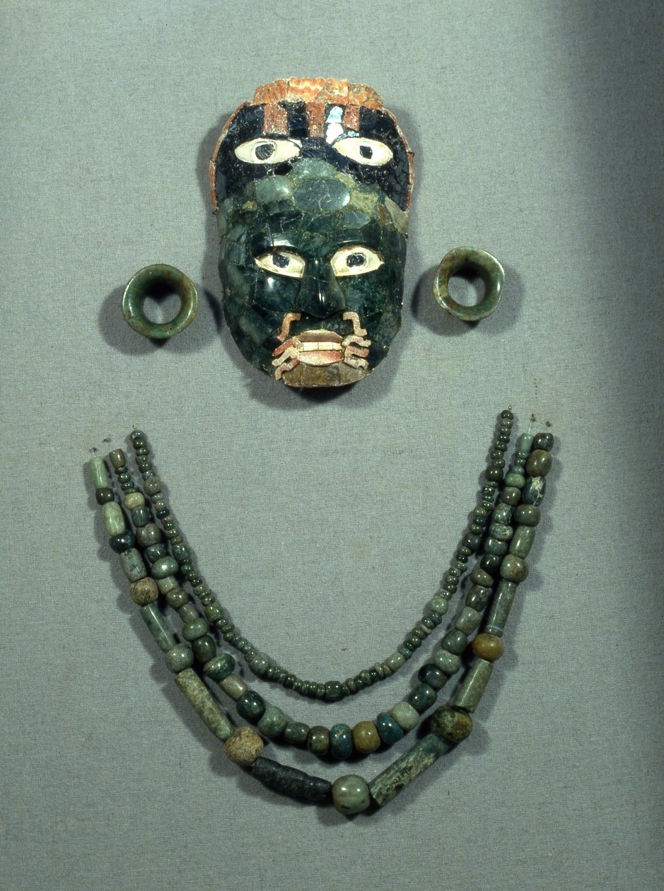 Gioiello Funerario da Calakmul, Periodo Classico Tardo, 600-900 d.C. da Mayan
