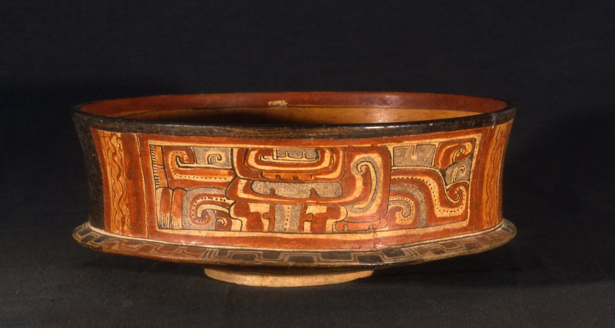 Vaso funerario da Mayan