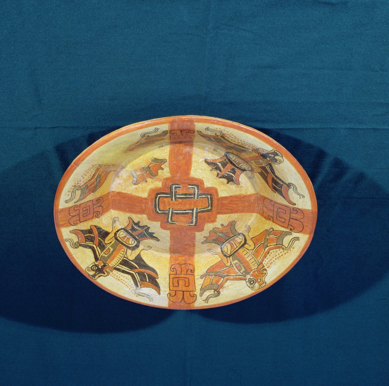 Vaso funerario trovato in una tomba di Balamku, Penisola dello Yucatan, Messico, Periodo Classico Antico (300-600 d.C.) da Mayan