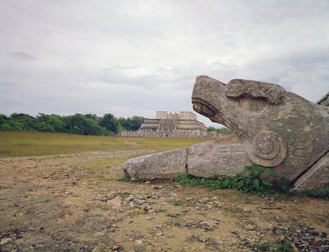 Tempio dei Guerrieri e colonna del Serpente da Mayan