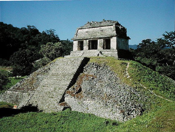 Veduta del Tempio del Conte, c.697 d.C. da Mayan