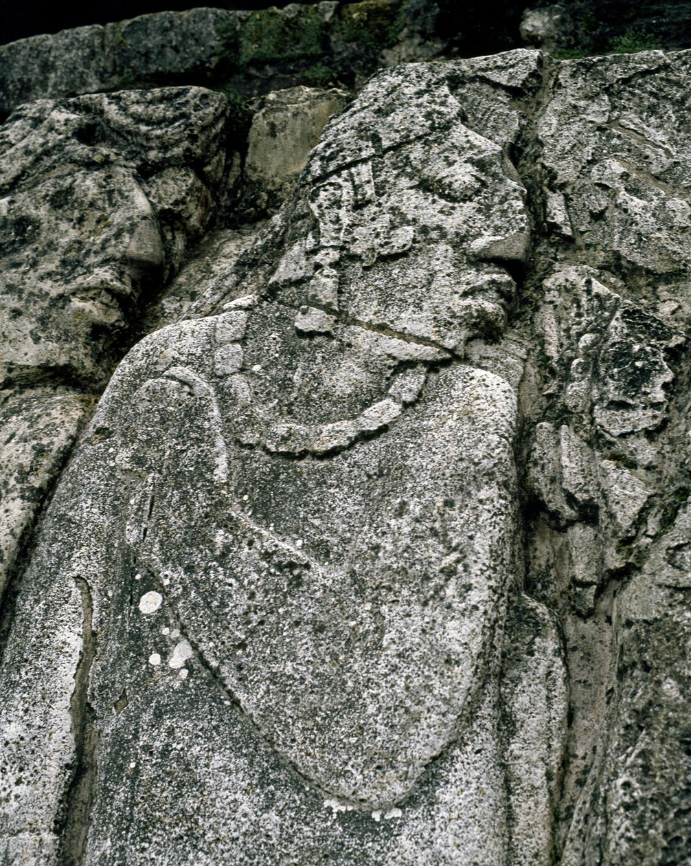 Stele nella casa A, patio 2 nel palazzo da Mayan