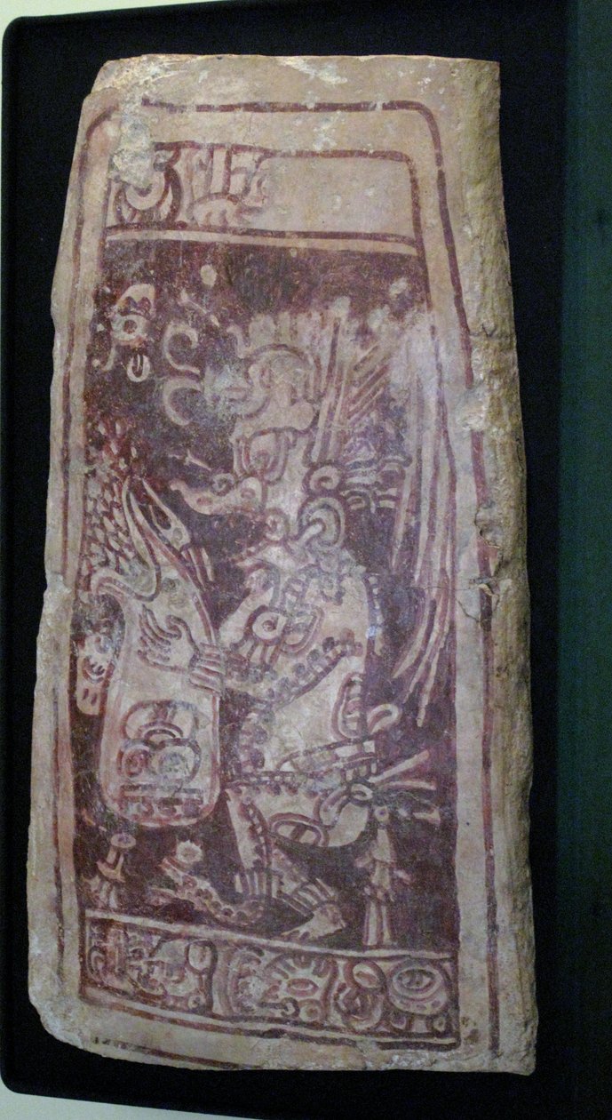 Copertura della volta con pittura del Dio K