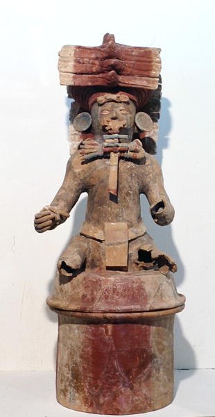 Bruciatore di incenso, da Copan, Honduras, America Centrale, Periodo Classico Tardo (600-900 d.C.) da Mayan Mayan