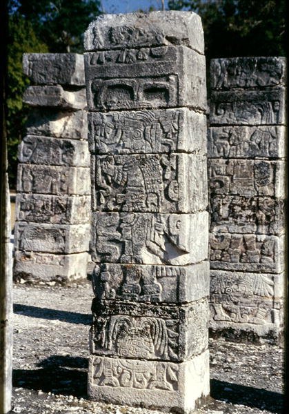 Scultura in pietra da Mayan Mayan