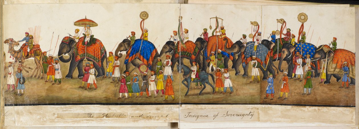 Panorama processionale, illustrazione da 