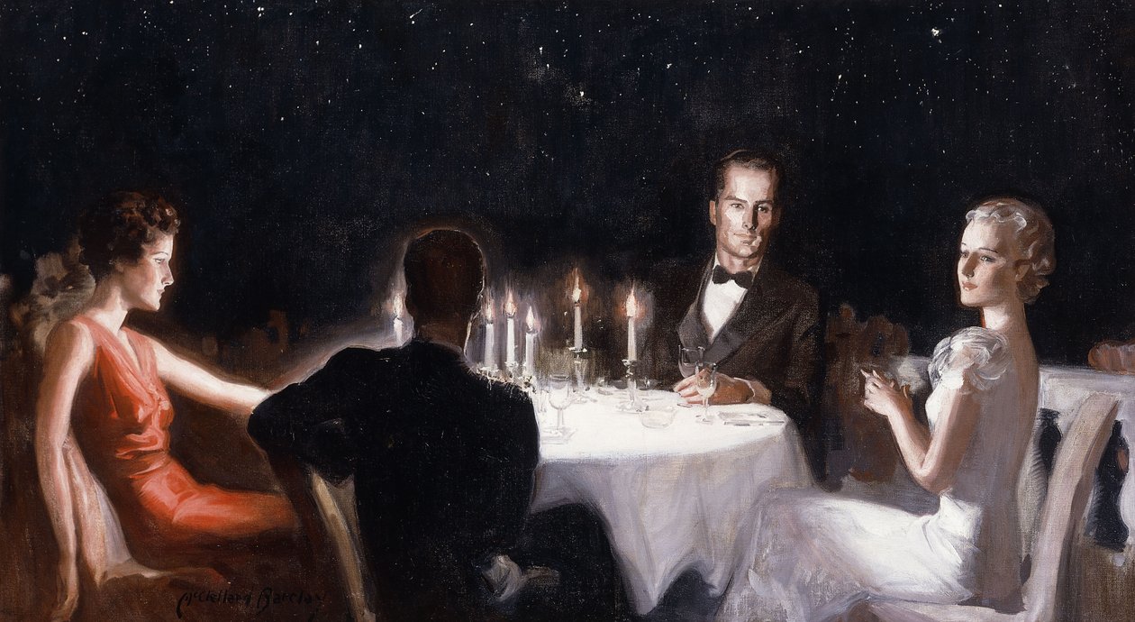 Cena sotto le stelle da McClelland Barclay