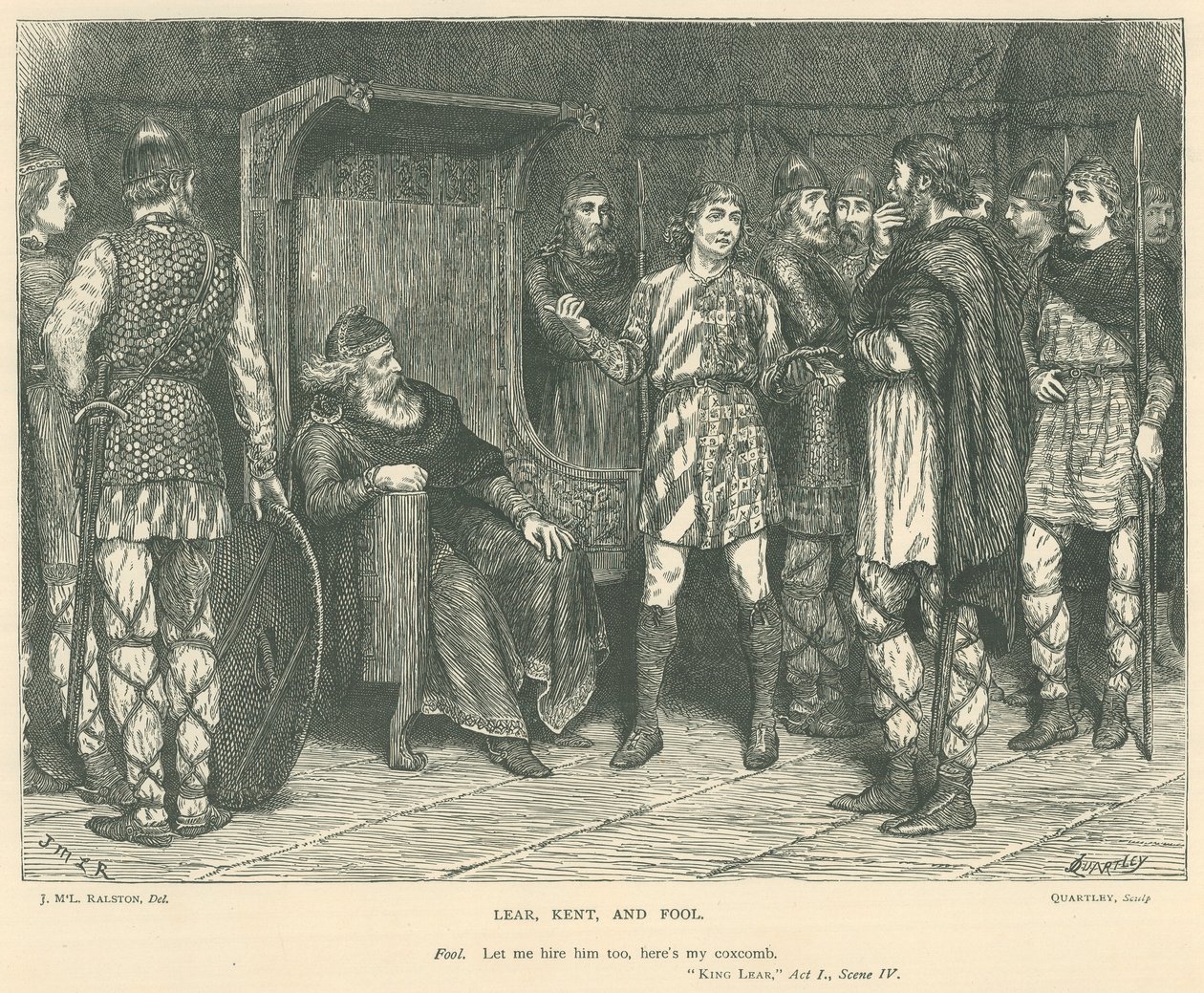 Illustrazione per Re Lear (incisione) da McLaren John Ralston