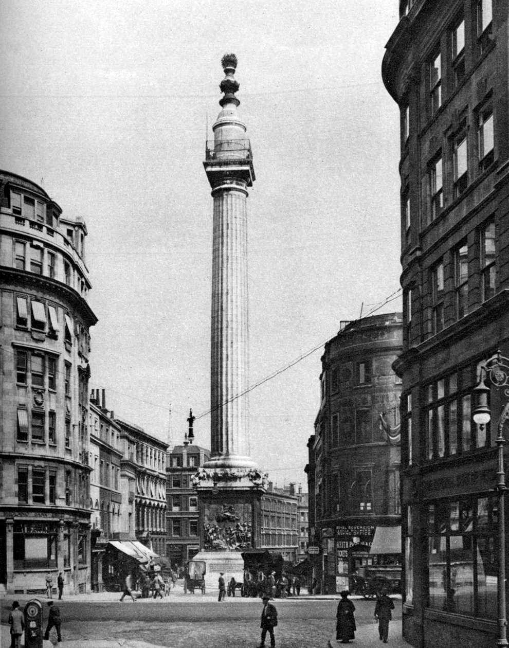 Il Monumento al Grande Incendio, Londra da McLeish