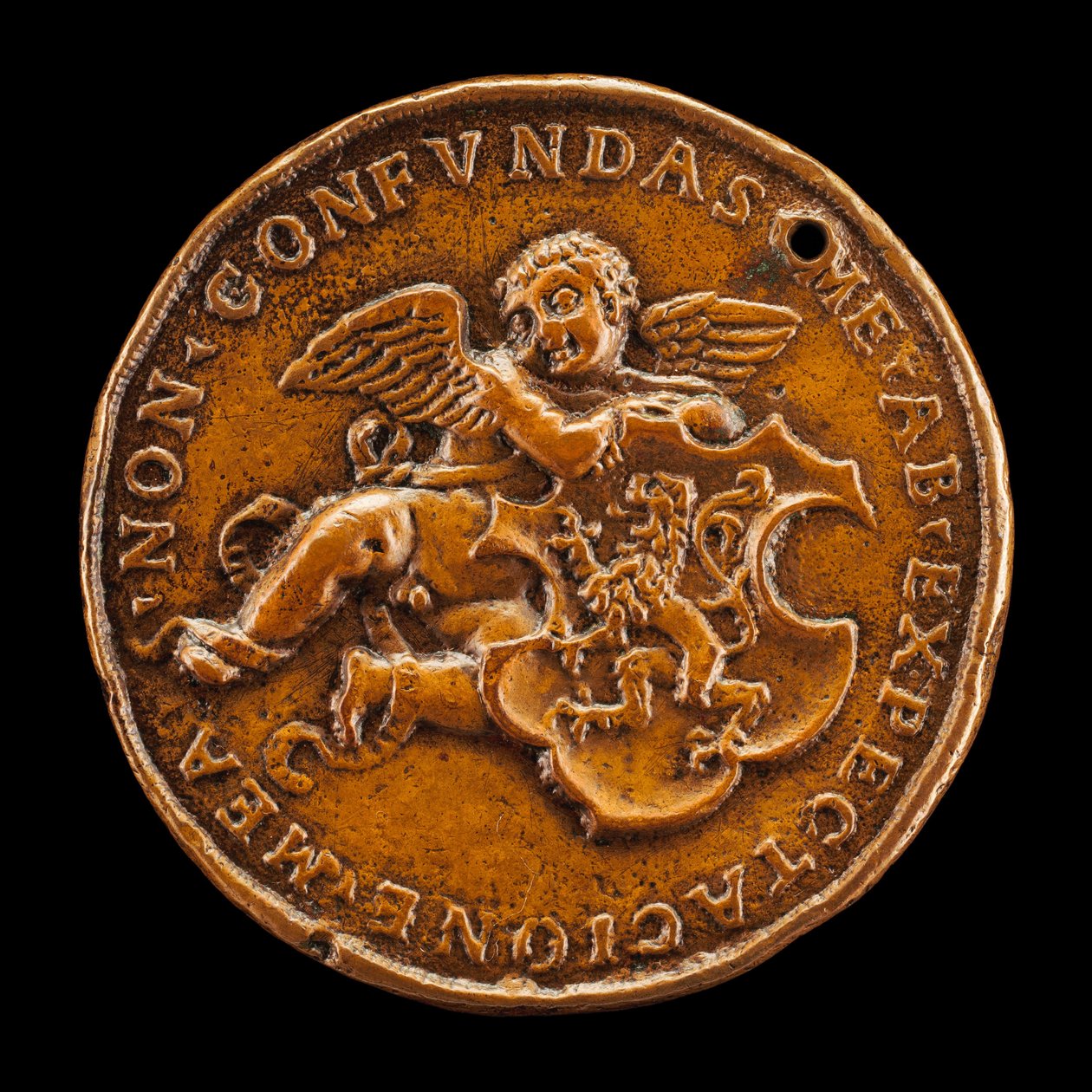 Putto che Tiene le Armi di Vitry [retro], 1518 da Medallist of 1518