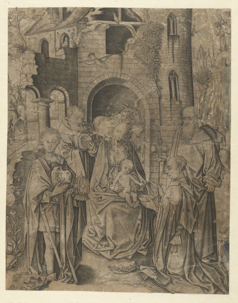 Adorazione dei Magi da Meester IAM van Zwoll