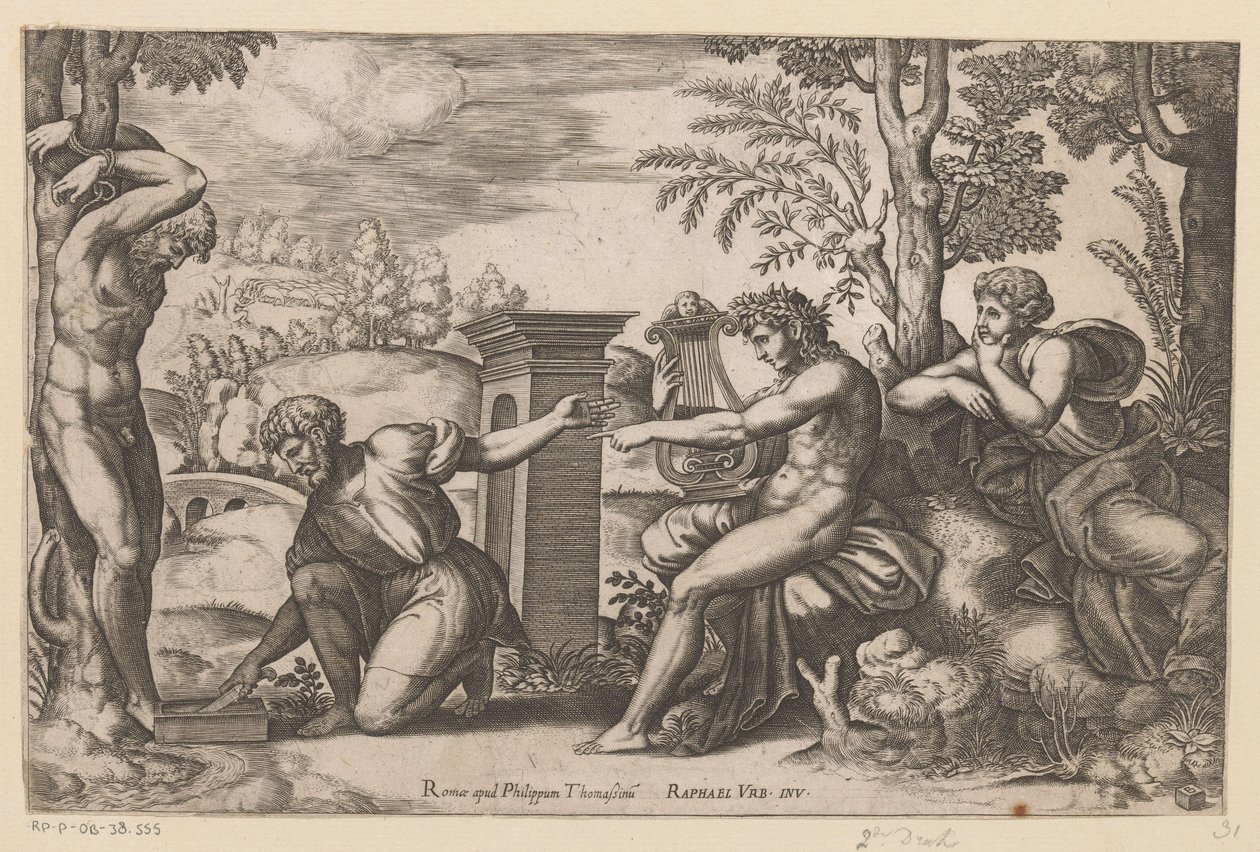 Apollo e Marsia da Meester van de Dobbelsteen