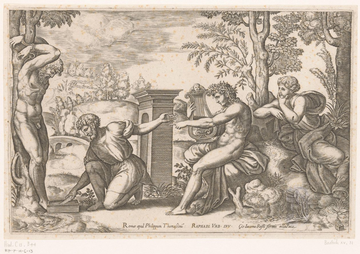 Apollo e Marsia da Meester van de Dobbelsteen
