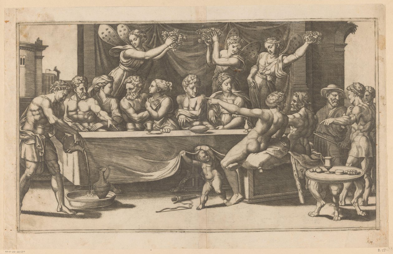 Nozze di Amore e Psiche da Meester van de Dobbelsteen