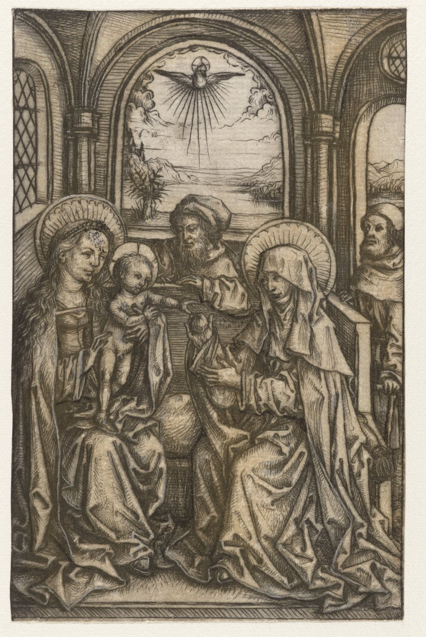 La Sacra Famiglia in uno spazio a volta da Meester van het Amsterdamse Kabinet