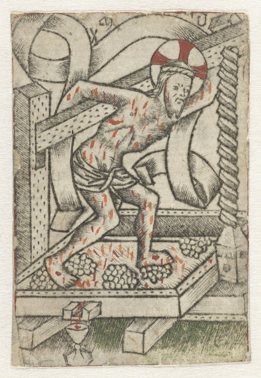 Cristo nel torchio da Meester van het Martyrium der Tienduizend