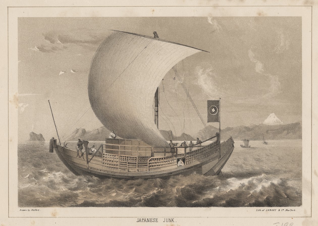 Giunca Giapponese, 1855 da Meffert