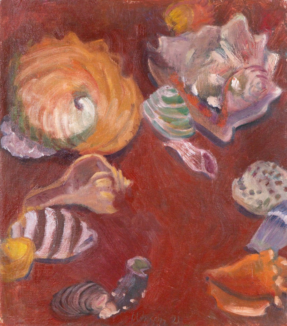 Dal fondo del mare, 2021 (olio su tela) da Megan Williamson