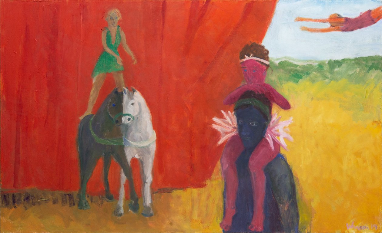 Tre, due, uno, 2019 (olio su tela) da Megan Williamson