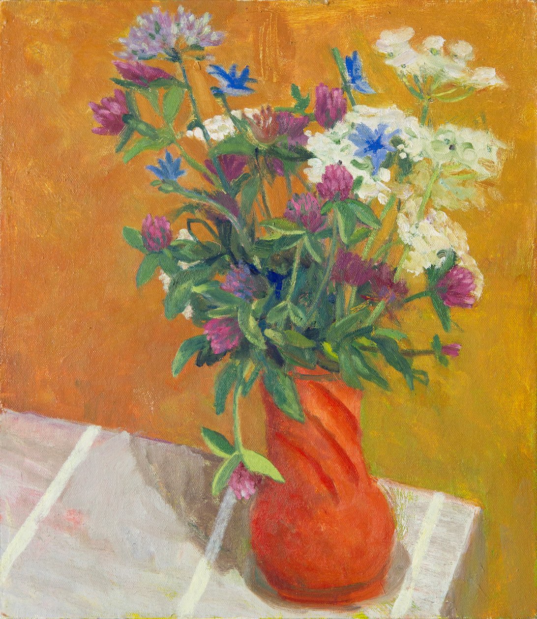 Fiori di campo, 2017 (olio su tela) da Megan Williamson