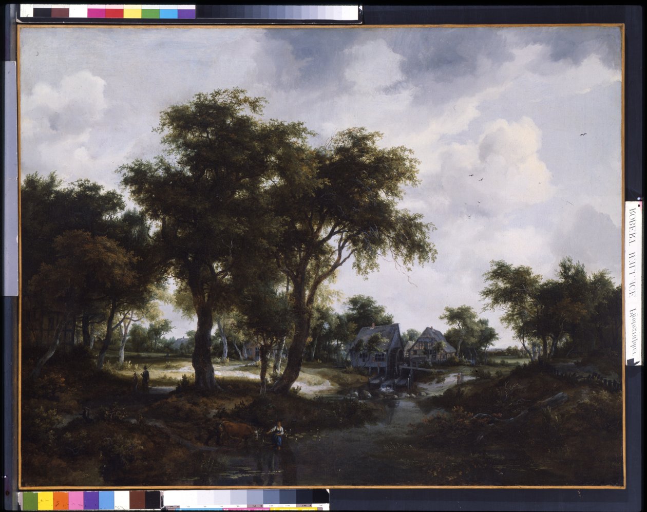 Il mulino ad acqua (Il paesaggio di Trevor) da Meindert Hobbema