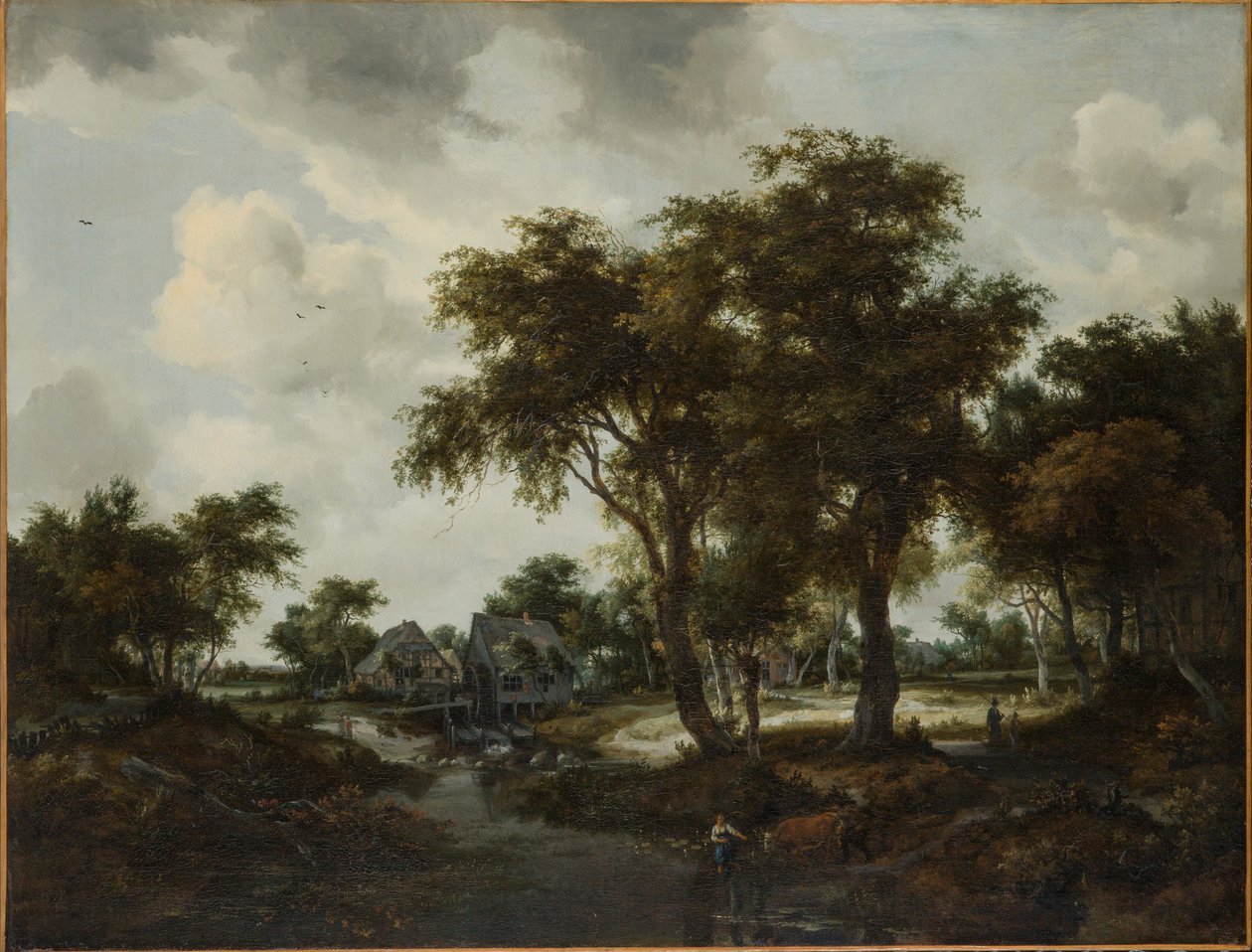 Il mulino ad acqua (Il paesaggio Trevor) da Meindert Hobbema