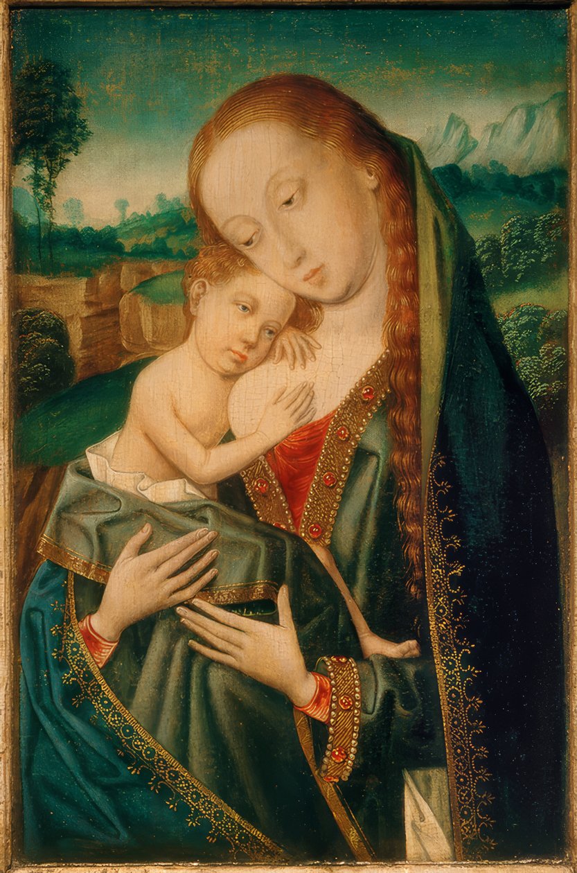 Madonna con bambino da Meister der Magdalenenlegende