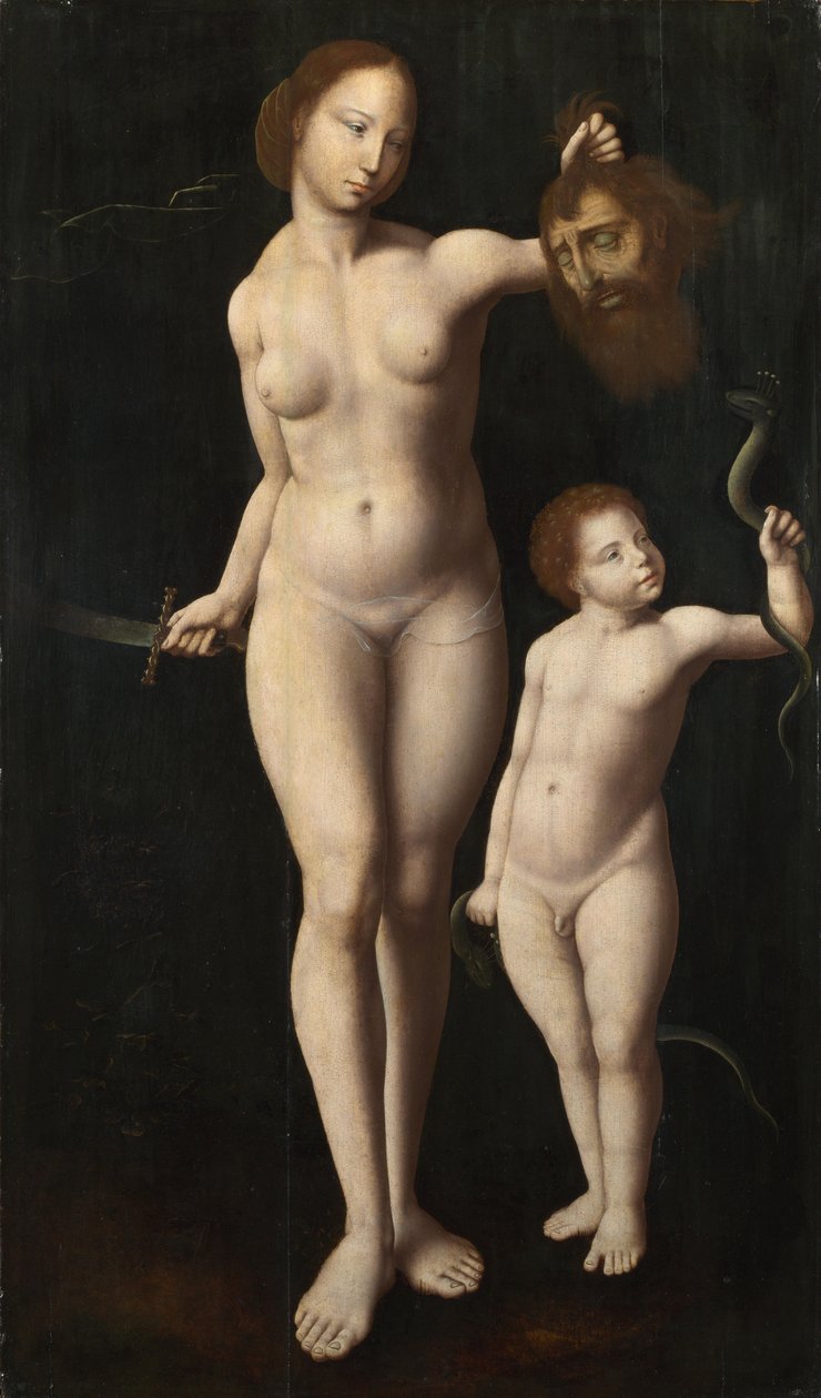 Giuditta e il piccolo Ercole, c. 1525 da Meister der Mansi Magdalena
