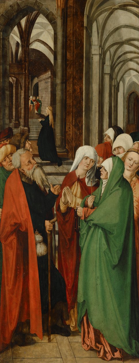 Ingresso al tempio di Maria da Meister der Oberfalkensteiner Altarflügel