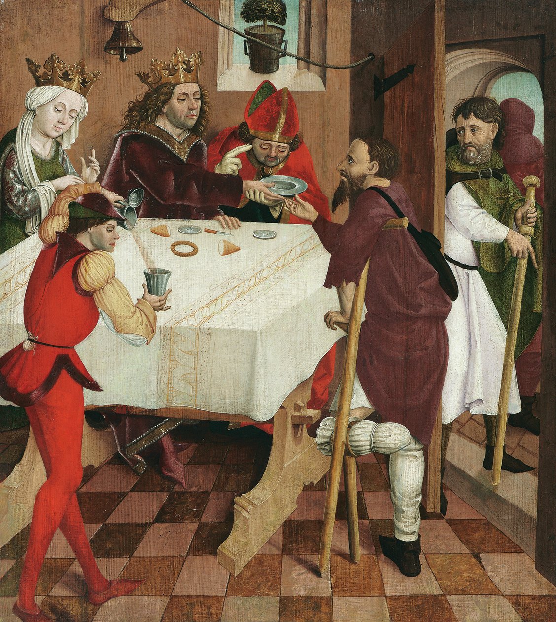 Elemosina di San Osvaldo da Meister der Oswaldlegende