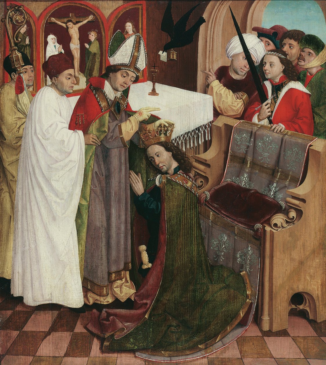 Incoronazione di San Osvaldo da Meister der Oswaldlegende