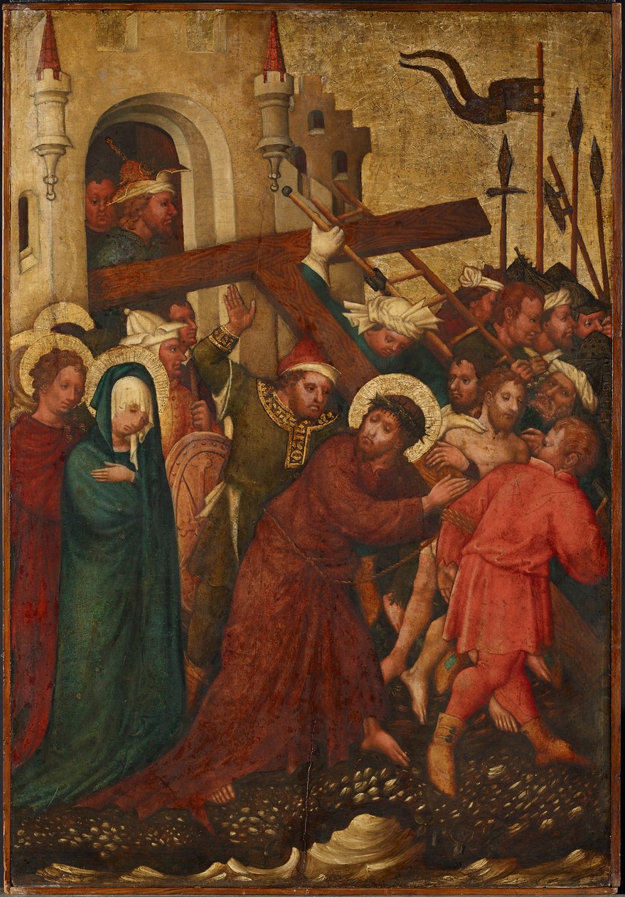 Portamento della croce di Cristo da Meister der St. Lambrechter Votivtafel