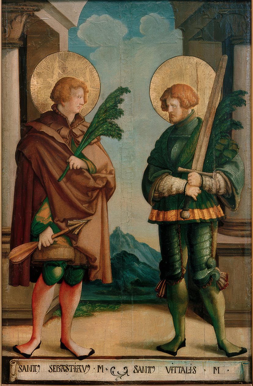 I santi Sebastiano e Vitalis da Meister von Messkirch