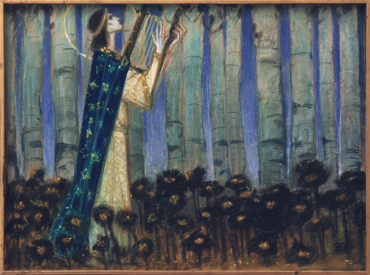 Orfeo (Studio preliminare) da Melchior Lechter