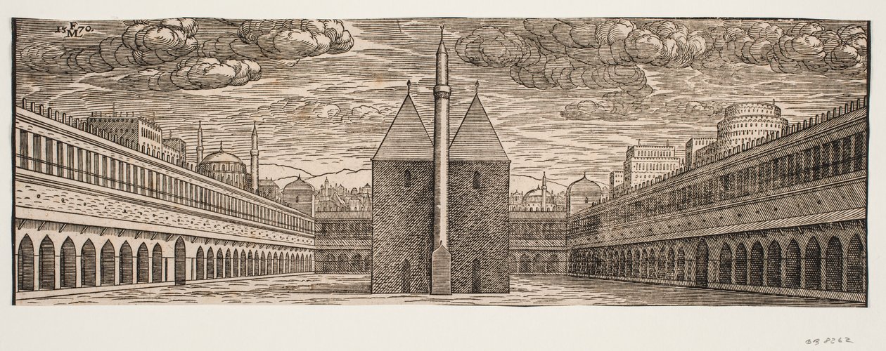 Un ostello per carovane (Han) da Melchior Lorck