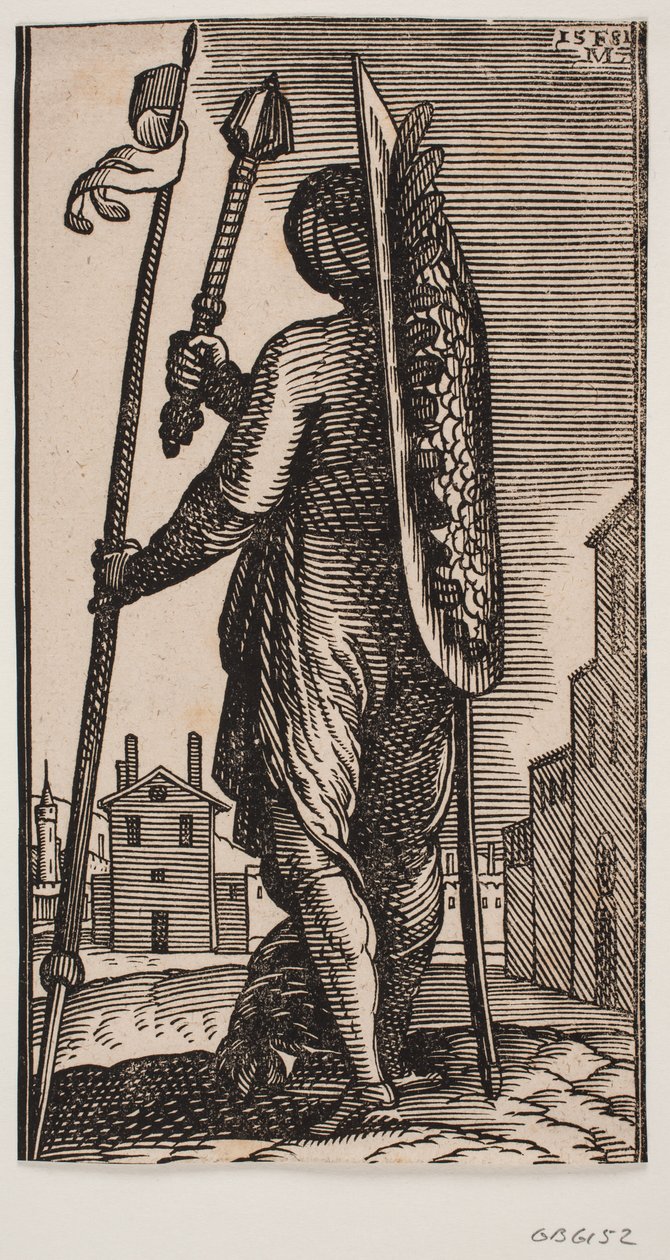 Un furfante visto da dietro da Melchior Lorck