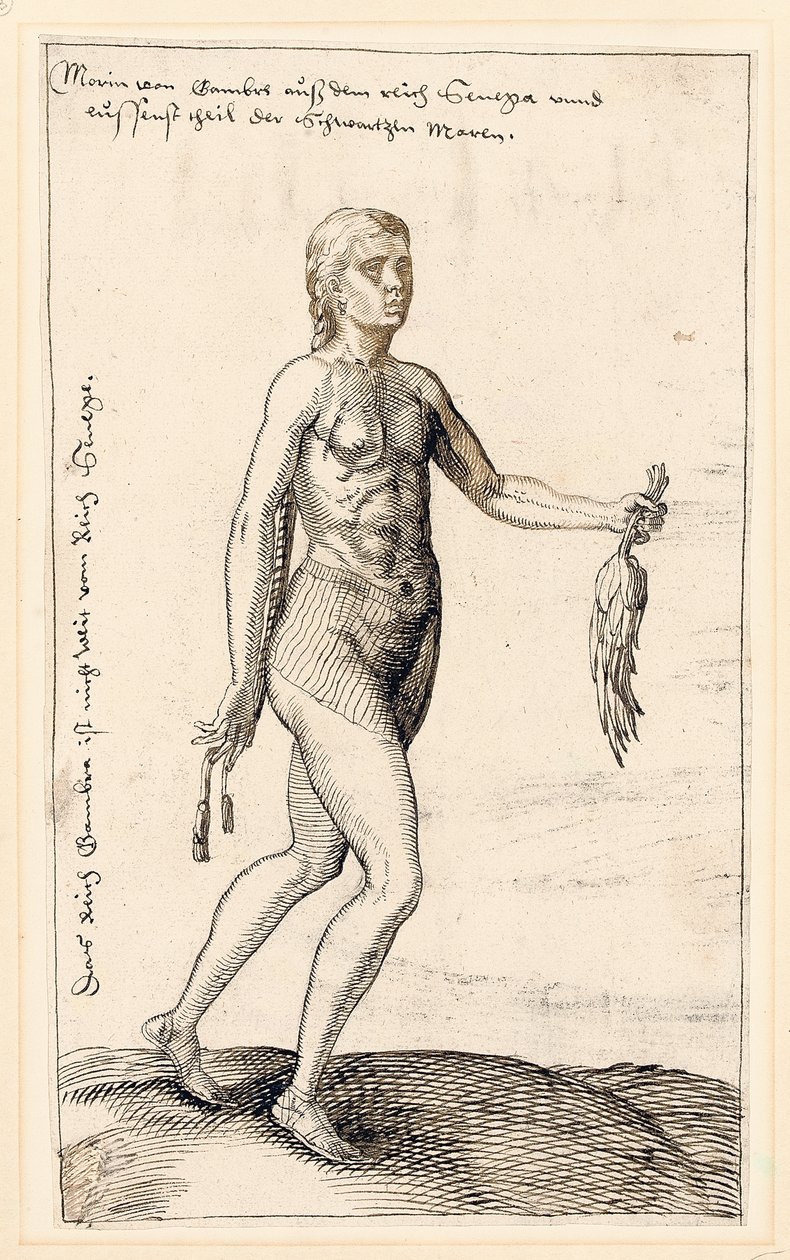 Una donna del Gambia, 1583 da Melchior Lorck
