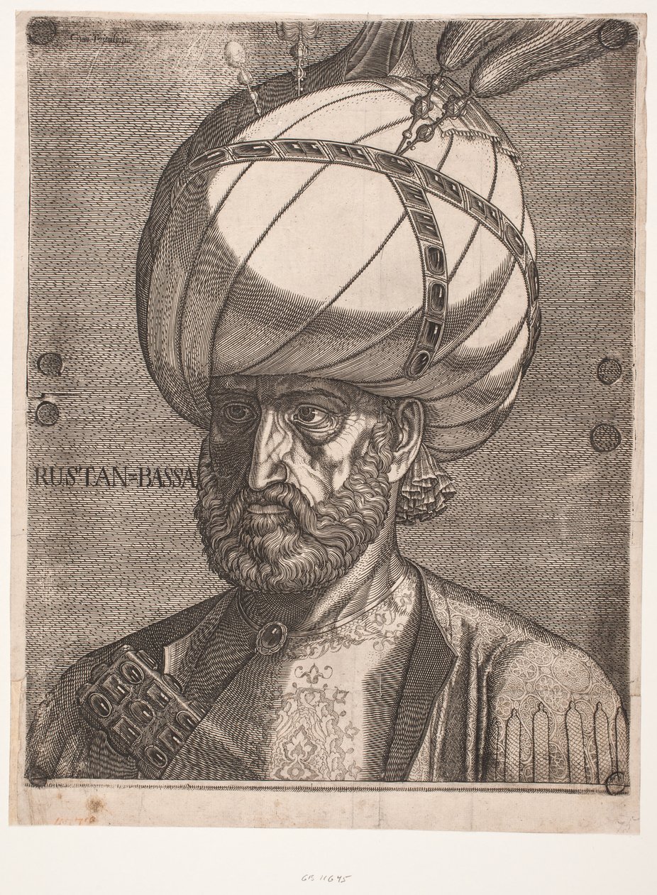 Principe Ismaele, inviato persiano da Melchior Lorck