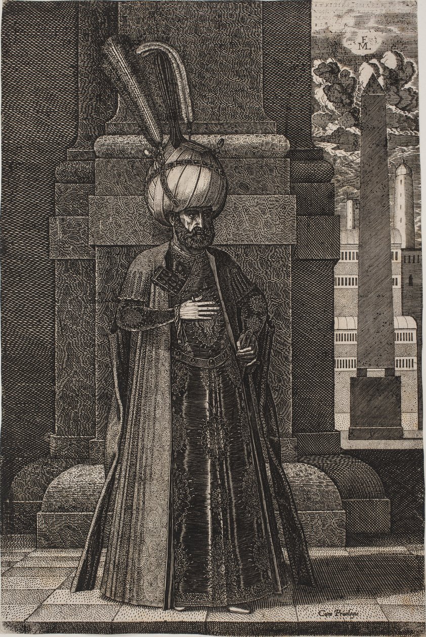 Principe Ismaele, inviato persiano da Melchior Lorck