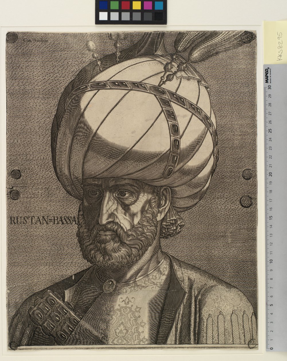 Principe Ismael, inviato persiano da Melchior Lorck
