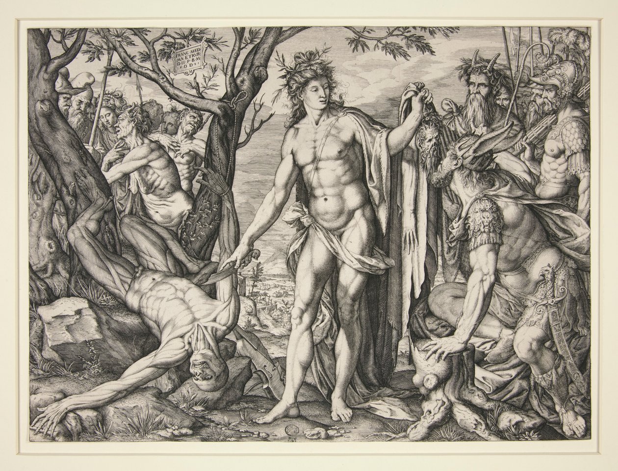 La scuoiatura di Marsia da Melchior Meier