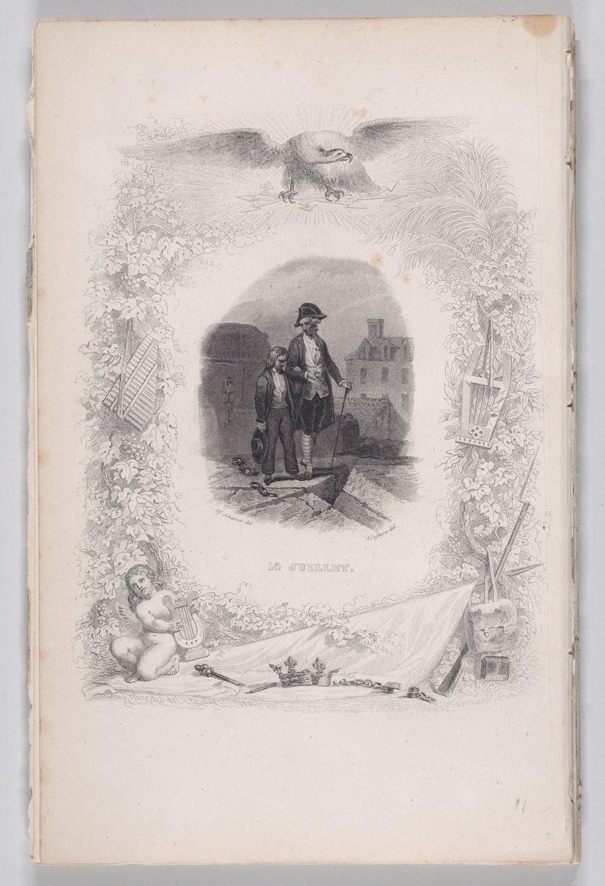 Quattordici luglio da Le canzoni di Béranger da Melchior Peronard