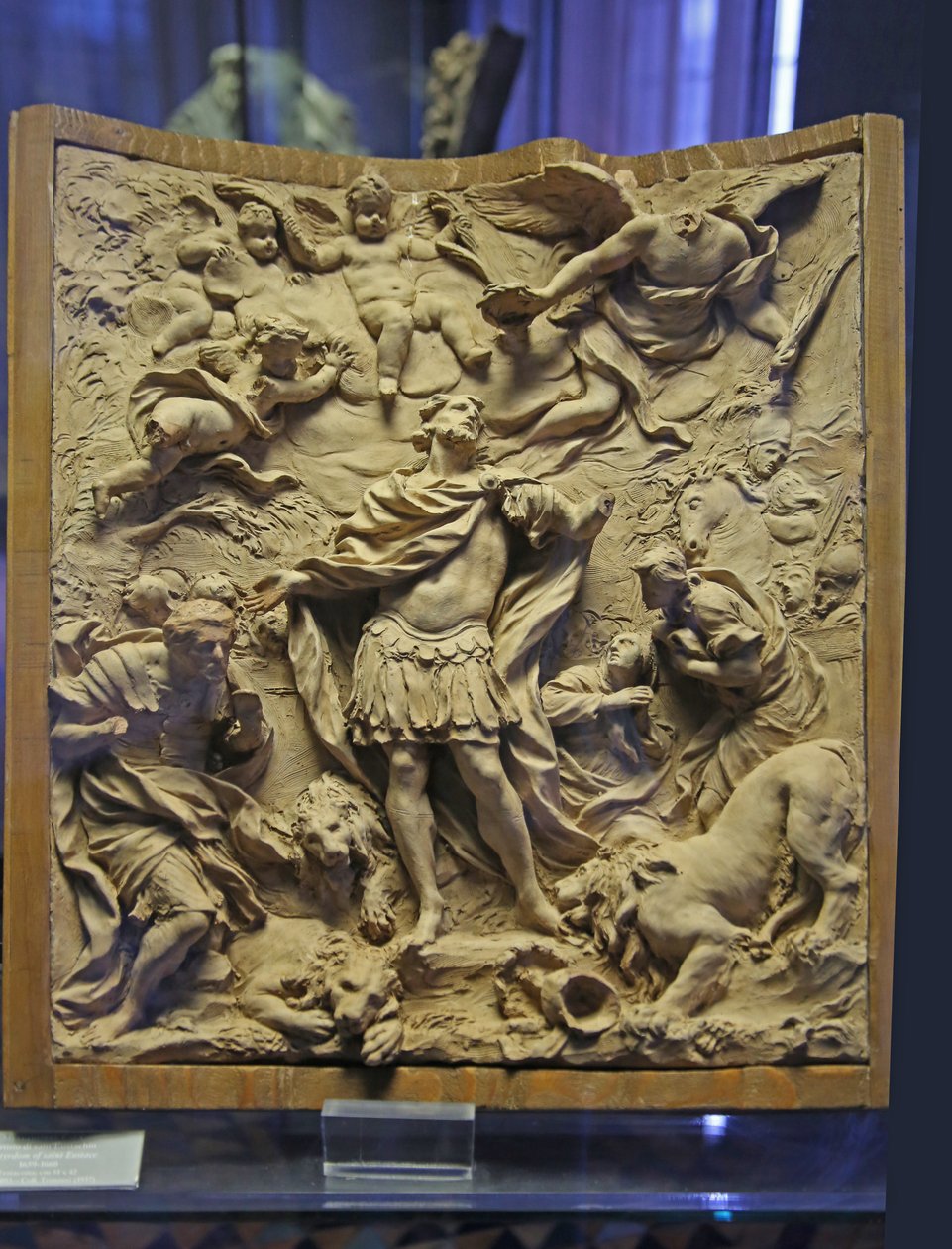 Il martirio di San Eustachio da Melchiorre Cafa