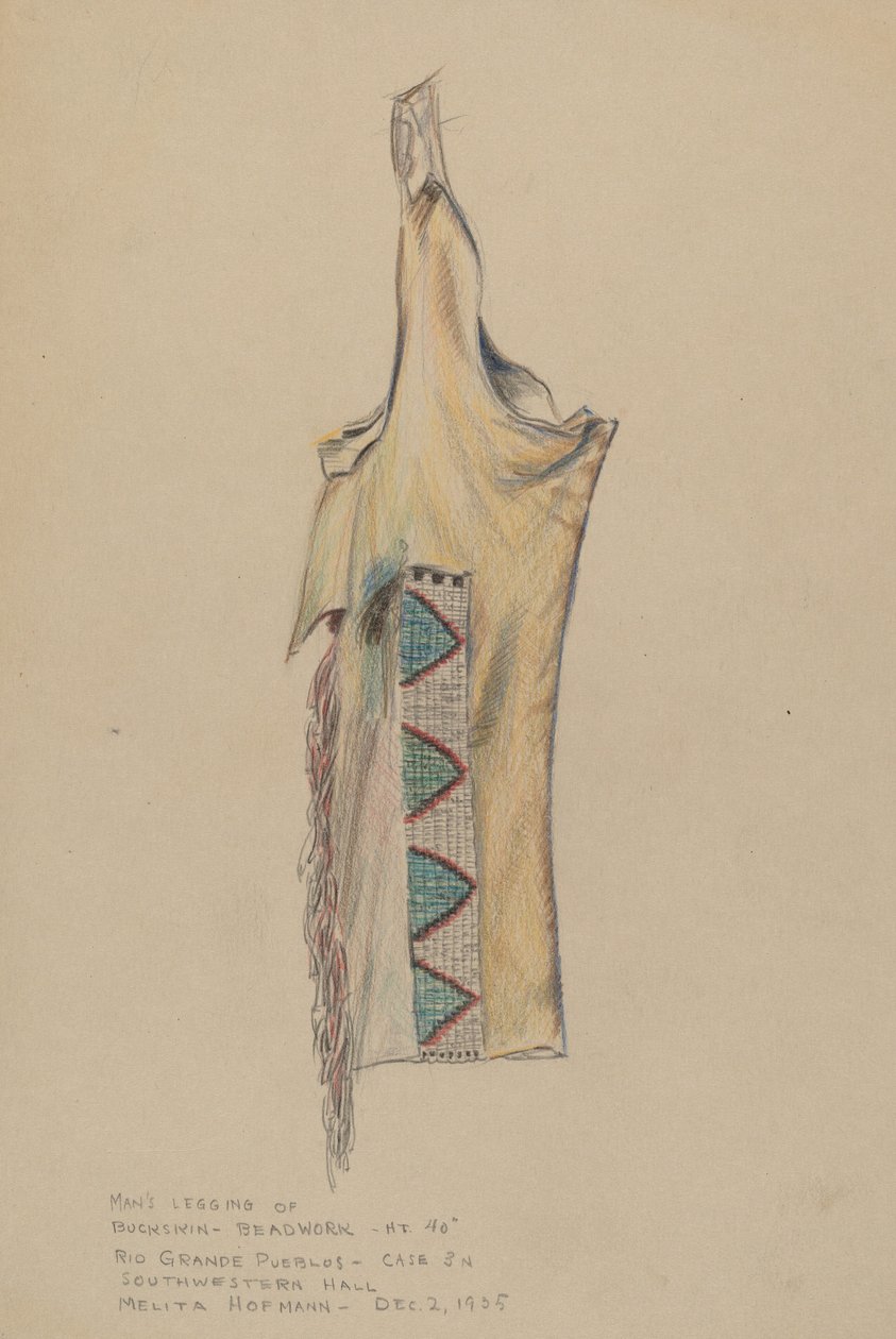 Ghette di pelle di daino con perline da Melita Hofmann