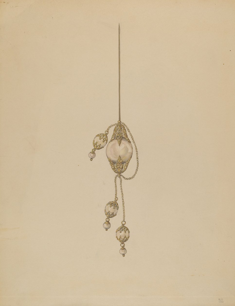 Ornamento per capelli, c. 1937 da Melita Hofmann