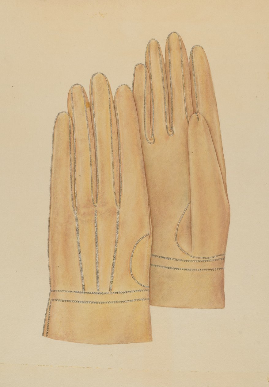 Guanti da Uomo, c. 1938 da Melita Hofmann