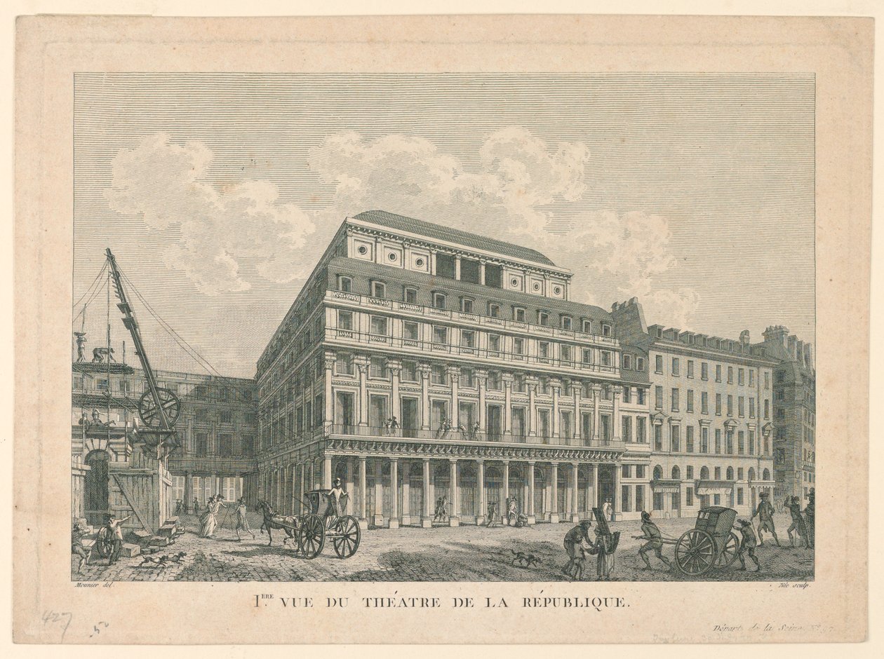 Teatro della Repubblica, Parigi da Mennier
