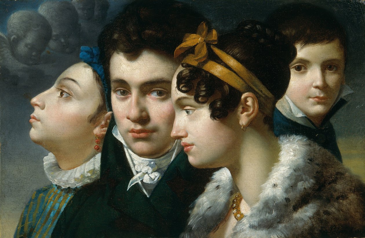 Ritratto di famiglia da Merry Joseph Blondel