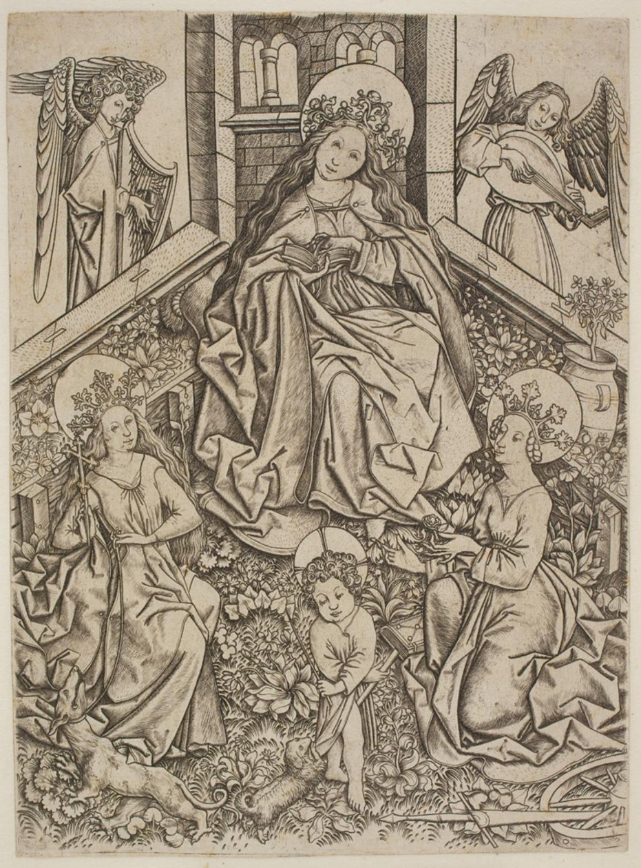 Maria con il Bambino Gesù, Santa Margherita e Santa Caterina da Mester ES