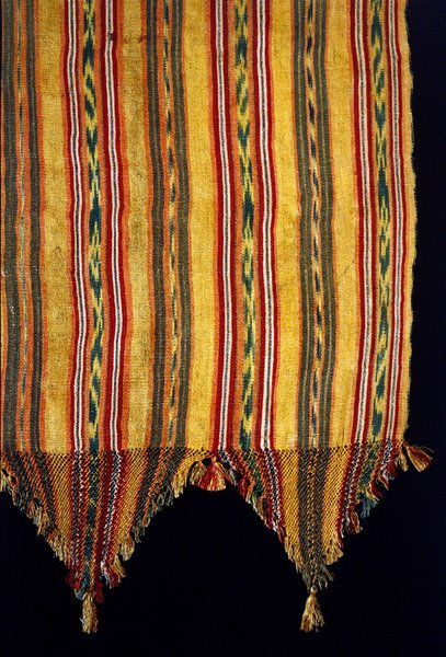 Dettaglio di un rebozo, fine XIX secolo da Mexican School